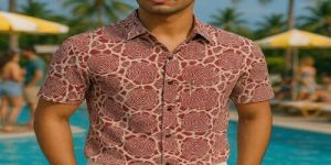 Laffar Print-1 Polyester Shirting Fabric