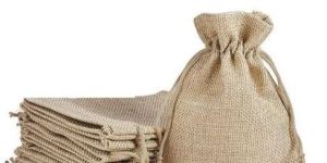 Jute Drawstring Bag