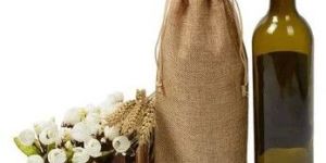 Jute Wine Bag