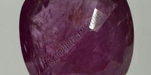 Purple Burma Ruby Gemstone
