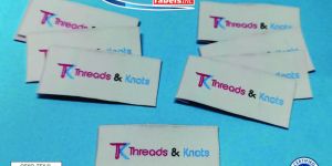 White Base Woven Label