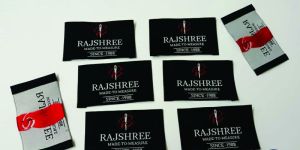 branded woven label