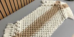 Designer Macrame Table Runner