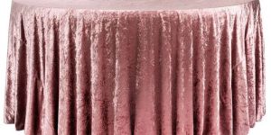Luxurious Crushed Velvet Table Cover