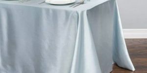 Plain Satin Dining Table Cover