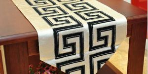 Printed Canvas Table Runner