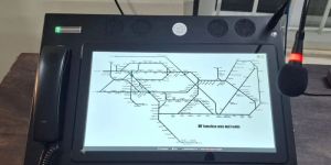 Black Ethernet Ports STS Windows IP Phone Console