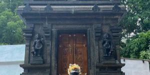 Black Stone Mandapam Temple