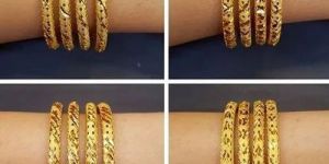 Golden Artificial Gold Bangles