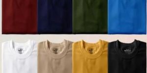 Mens Pure Cotton Round Neck T-Shirts