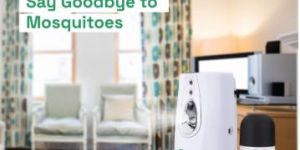 Automos Mosquito Repellent Machine + 1 Refill Starter Pack