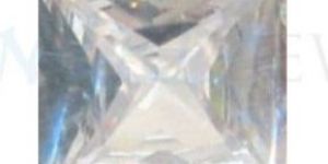 Square White Sapphire