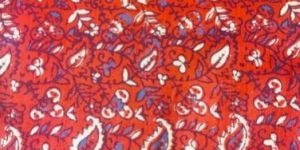 Jaal Print All over on Fine Dupion Silk Fabric