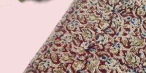 Kalam Kari Print All over on Rayon Cotton Fabric ( 44