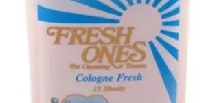 Fresh Ones Cologne Fresh Wet Cleansing Tissues 15 Pcs