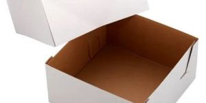 Plain White Paper Cake Box