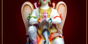 Marble Garud Statue