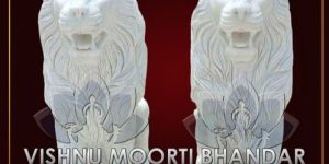 Marble Lion Statue