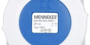 mennekes 2 pin 1 32amps 250v plug