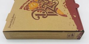 Kraft Paper Custom Printed Pizza Box