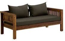 Solid Wood 2 Seater Sofa in Provincial Teak Finish