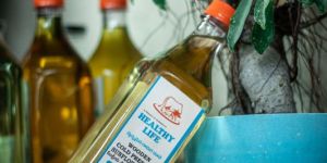 Wooden Cold Pressed Sunflower Oil