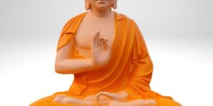 Ashirwad Mudra Fibre Buddha Statue 3ft