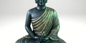Black Resin Buddha Statue 3ft