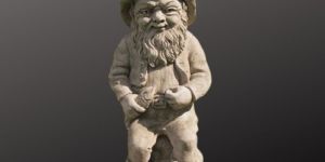 Fishing Gnome Garden Sculpture