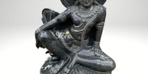 Simhanada Lokeshvara Antique Statue 2ft