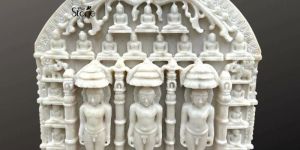 Three Jinas Jain Statue 2ft
