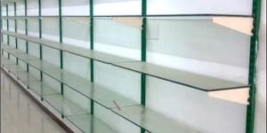 Wall Mounted Glass Display Rack