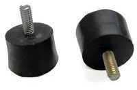 Black And Silver Anti Vibration Rubber Mount, For Pumps