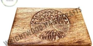 Brown Wooden Jewellery Box