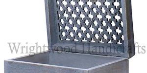 Grey Wooden Jewellery Box