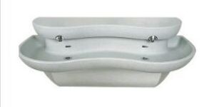 Double Wash Station Lavatory Sink System