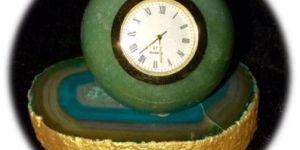 Green Aventurine Sphere Clock