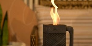 Concrete Gladiator Calm Fireplace