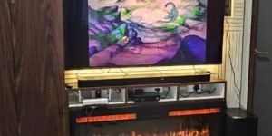 Electric Cabinet Slimline Fire Place