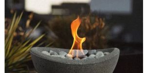 Fire Dreamboat Concrete Indoor Fireplace