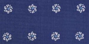 Blue White Flower Modal Fabric
