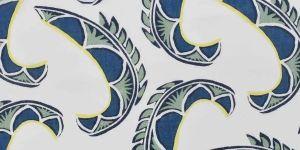Cotton Abstract Printed Woven Fabric