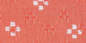 Modal Light Orange Color Print Fabric