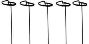 Garden Deco Metal Plant Support Cages Stakes