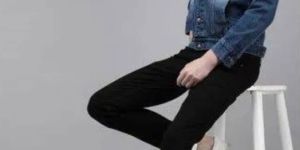 Mens Premium Blue Wash Denim Jacket