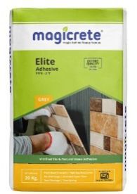 elite grey white tile adhesive