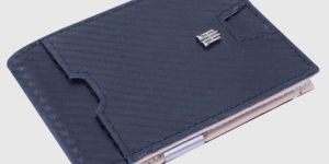 Bill Clip Mens Genuine Leather Money Clip Wallet