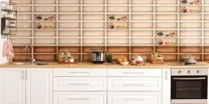 Odg Creama Kitchen Niche Wood Wall Tiles