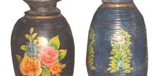 Wooden Antique Flower Pot