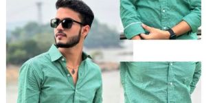 Emerald Checkers Mens Shirt